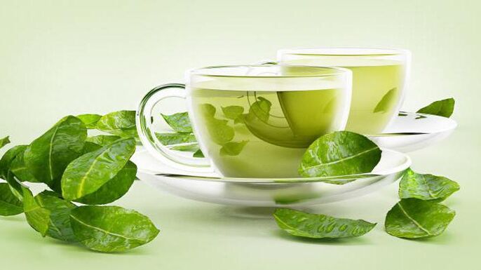 Chá de folha verde